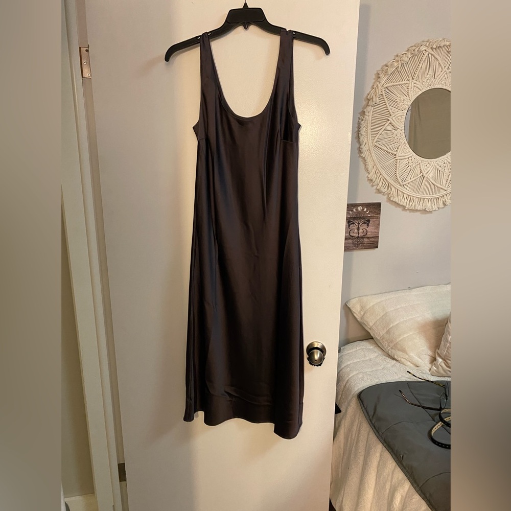 Elegant Brown Slip Type Dress